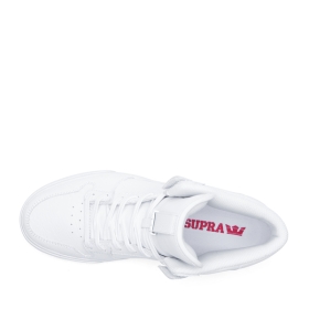 Tenis Altos Supra VAIDER Hombre Blancas/Blancas (MX-68210)